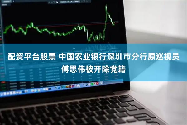 配资平台股票 中国农业银行深圳市分行原巡视员傅思伟被开除党籍